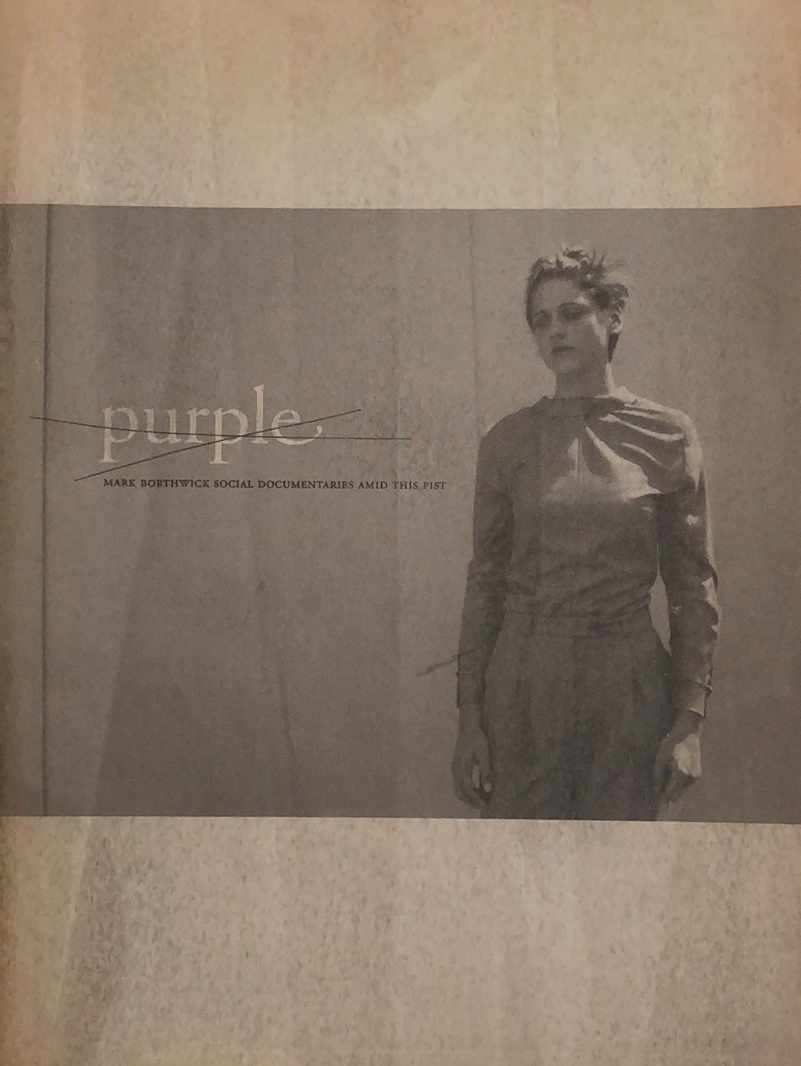 最新入荷】 purple DOCUMENTA- SOCIAL BORTHWICK MARK 洋書