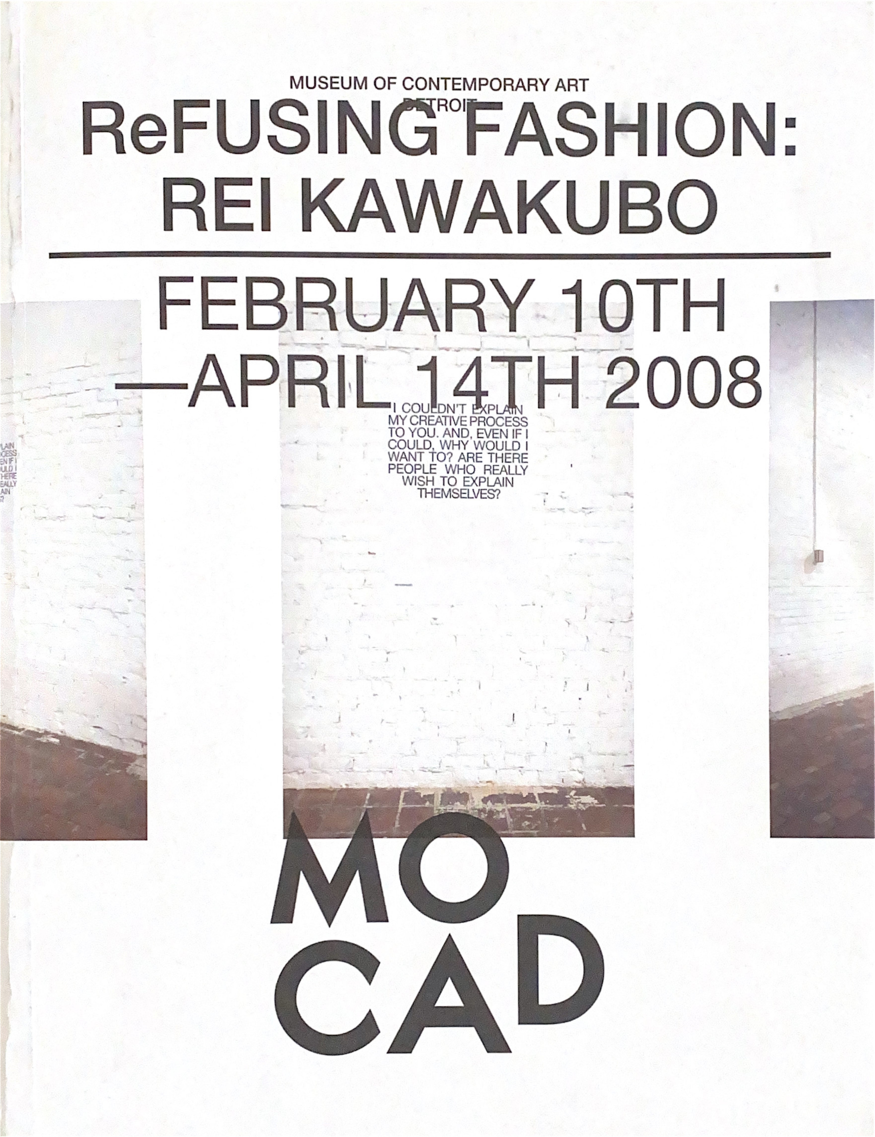 Rare Books Paris - ReFusing Fashion: Rei Kawakubo