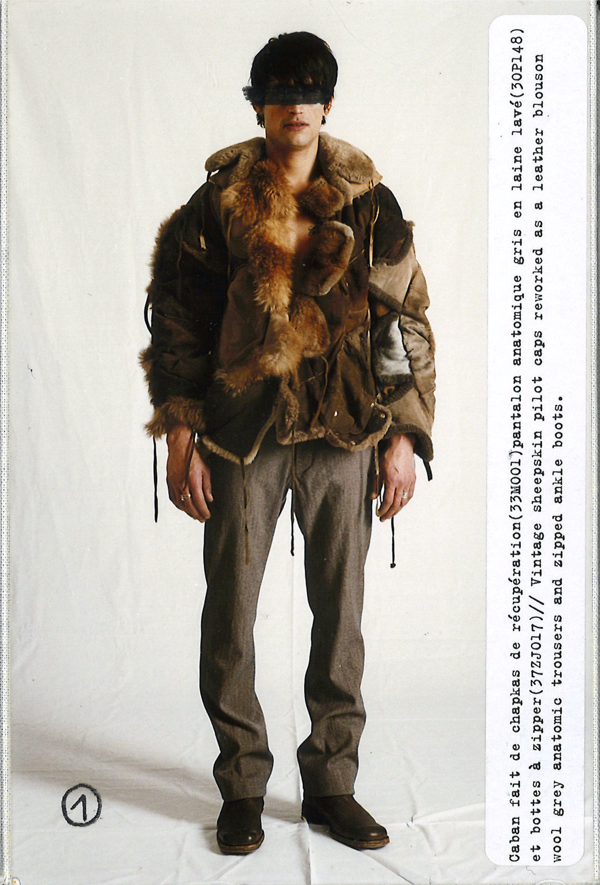 MAISON MARTIN MARGIELA マルジェラ　2008 ここのえ期 Maison Martin Margiela レザージャケット ここのえ期
