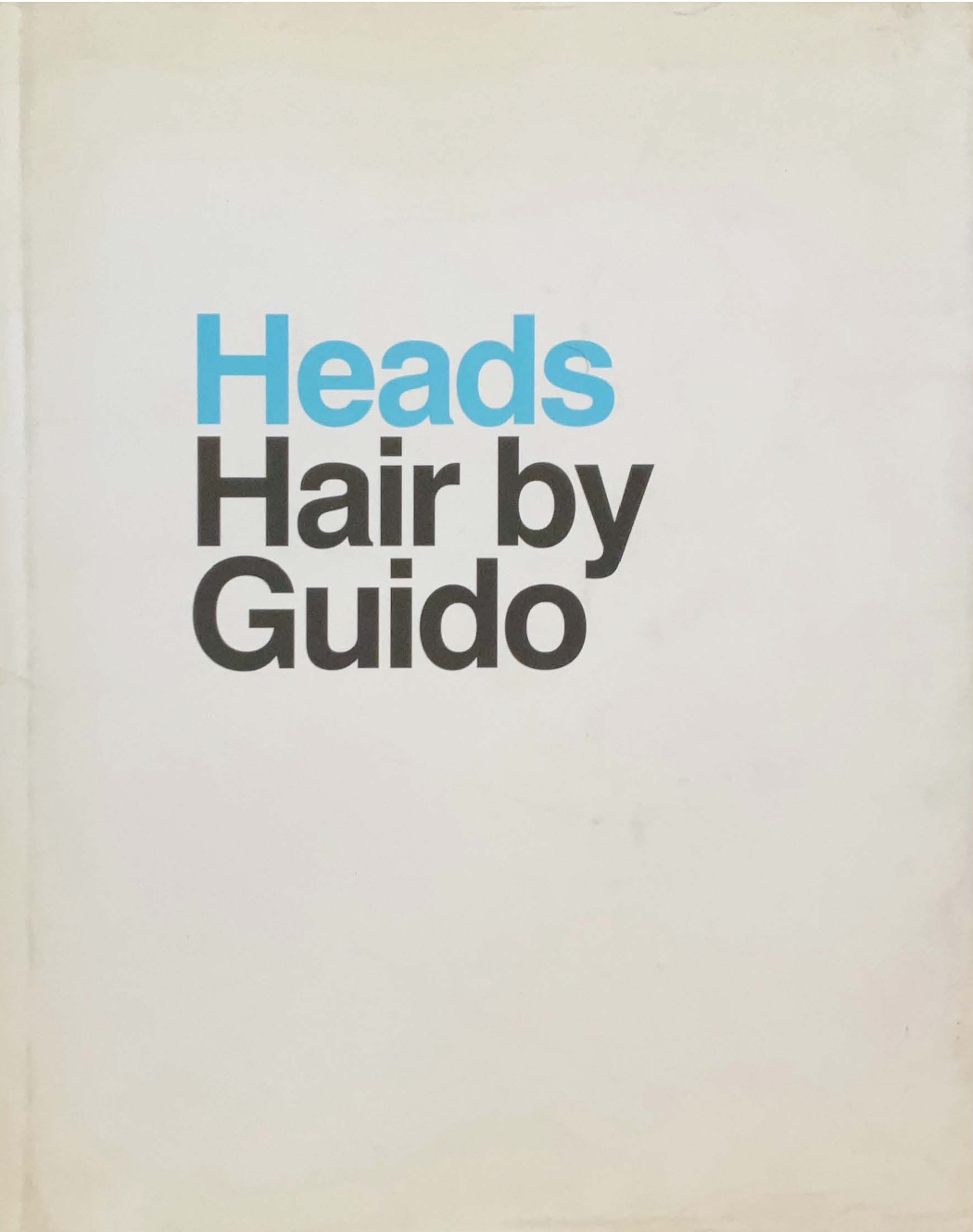 Rare Books Paris - Heads: Hair by Guido