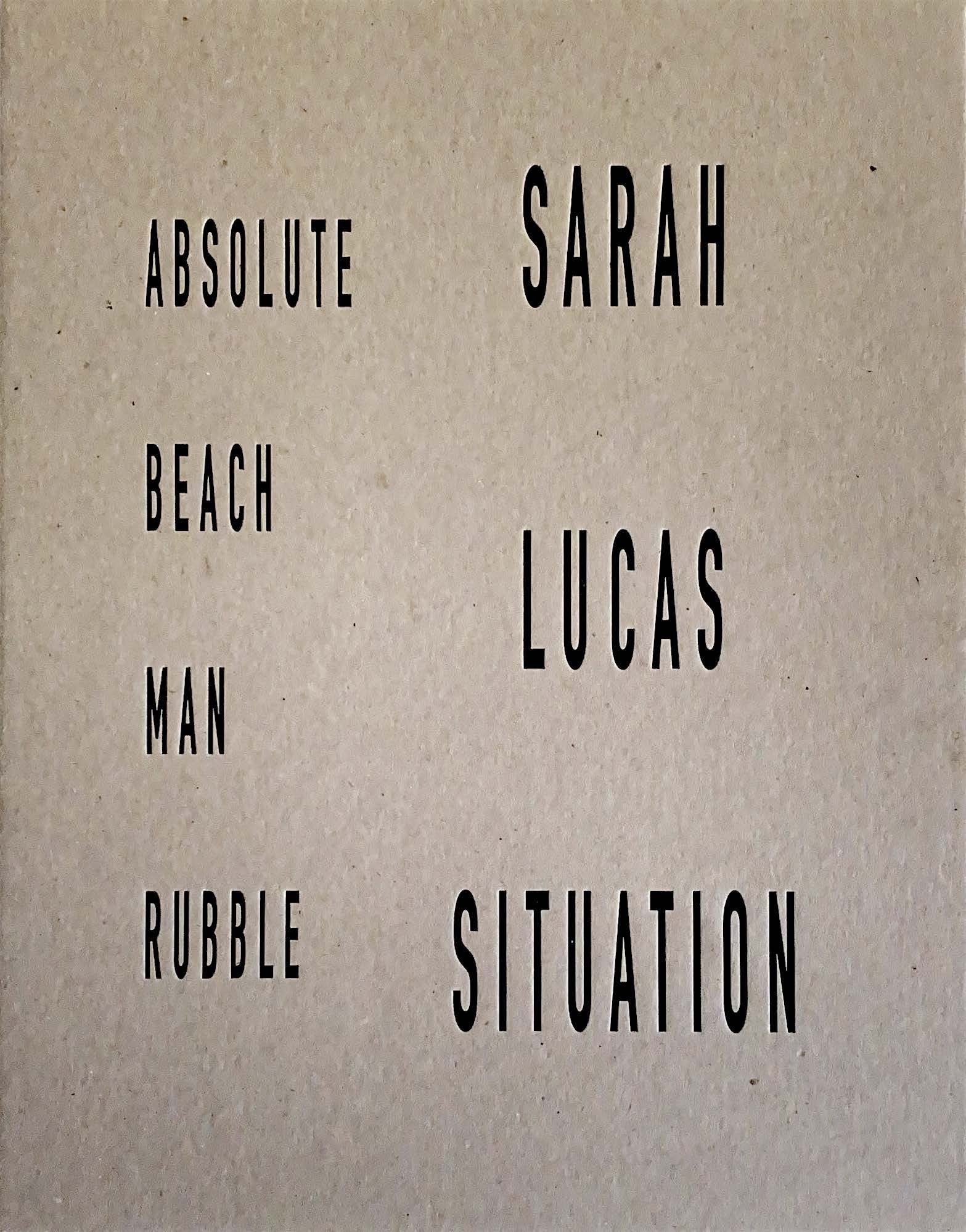 Situation: Absolute Beach Man Rubble
Signed copy. N° 70/100