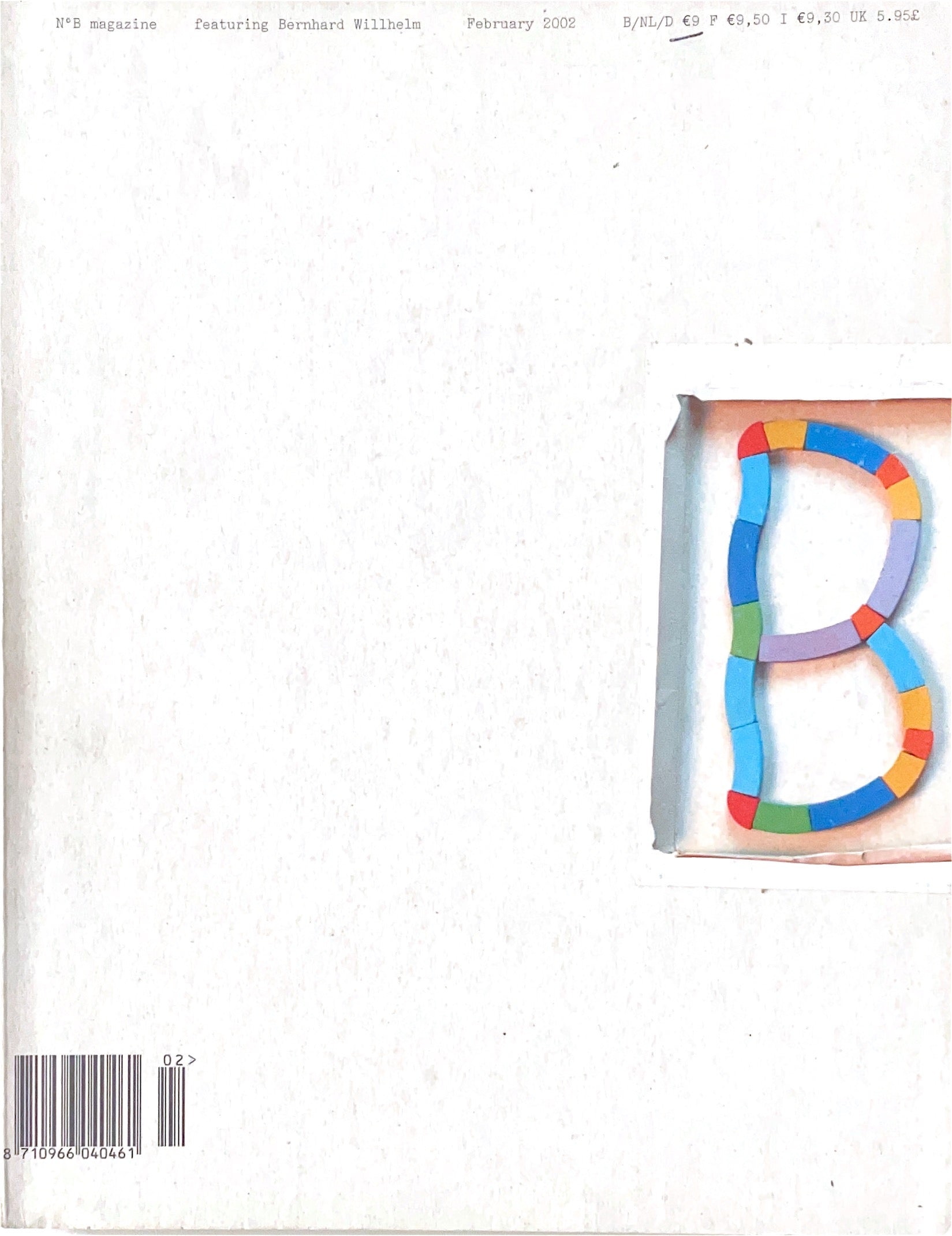 A Magazine N°B Curated by Bernhard Willhelm